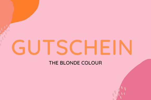 The Blonde Colour Gutschein - 10 €